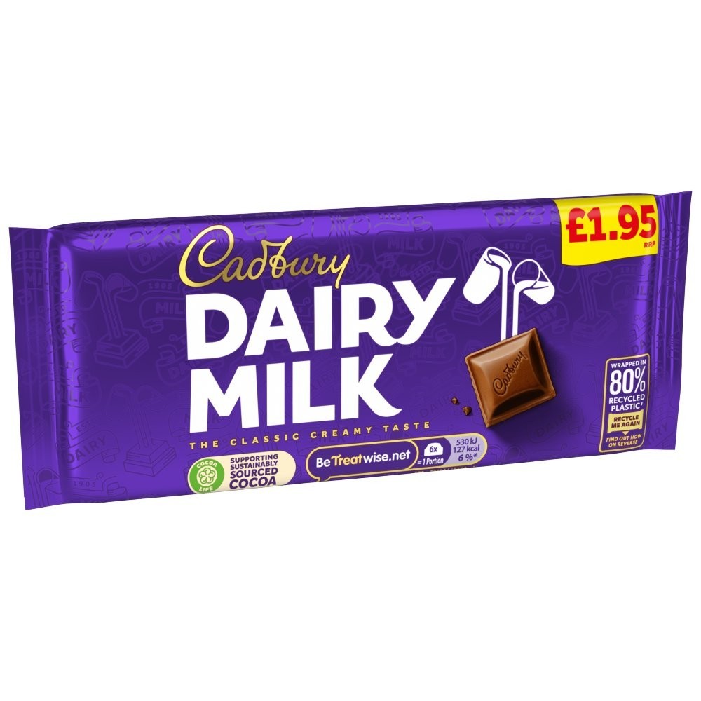 Full Box of 22 Bars Cadbury Dairy Milk Chocolate Bar 95g Free Tracked Delivery1