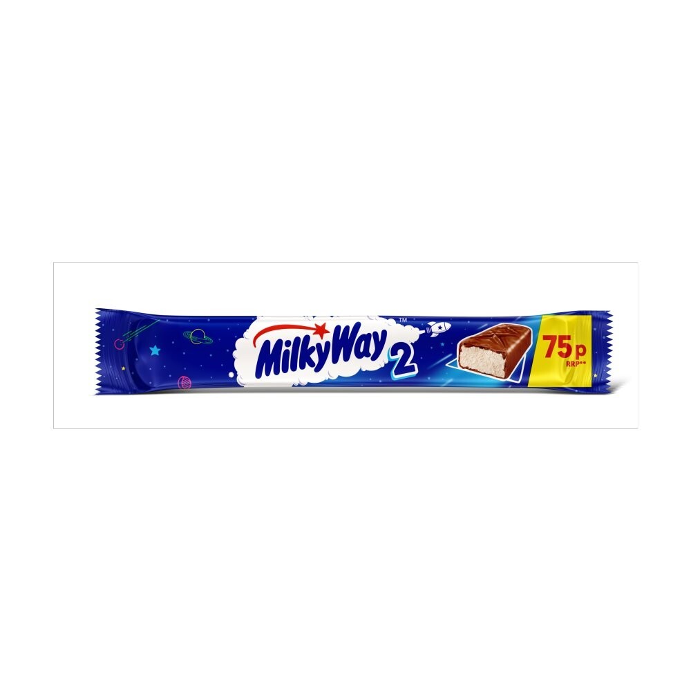 Full Box of 28 Bars Milky Way Twin Chocolate Bars 43g 75p Price Marked1