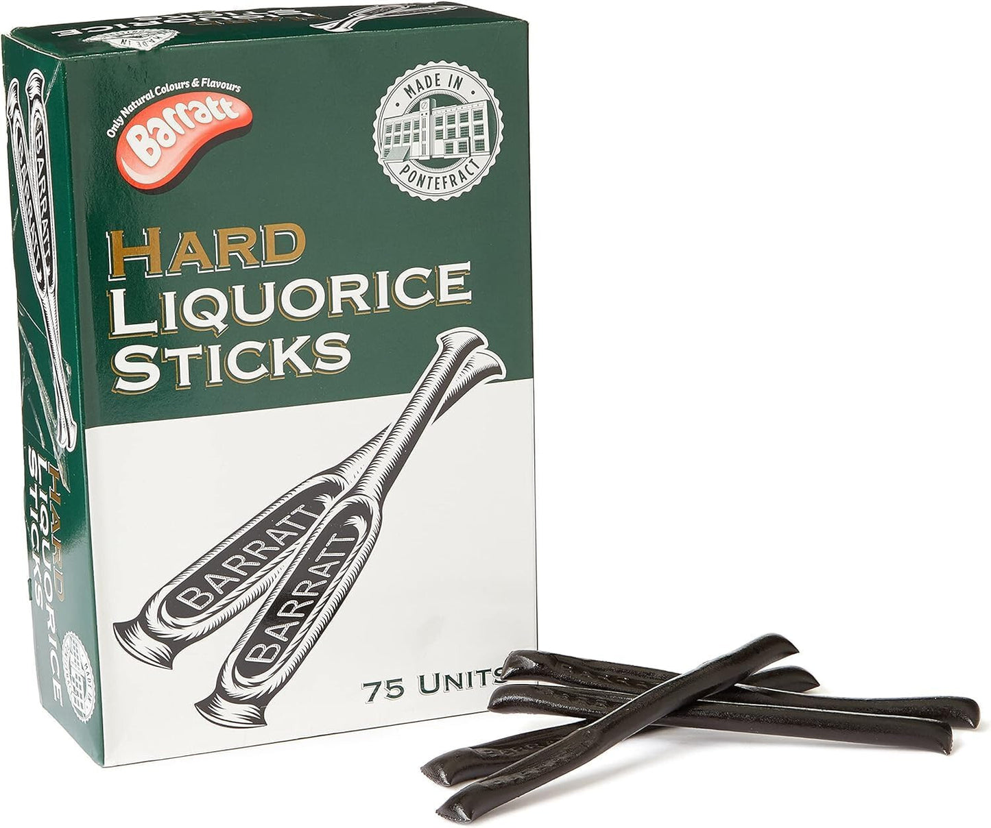 Box of 75 Barratt Hard Liquorice Sticks | Traditional Retro Sweet Shop Favourite2
