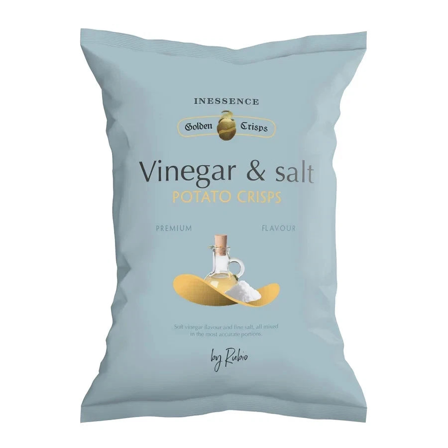 9x Inessence Mixed Selection of Crisps 125g Bags Gourmet Premium Potato Chips