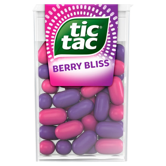 Tic Tac Berry bliss Sweets in Bulk 18 g x 24 packs Free Tracked Postage0