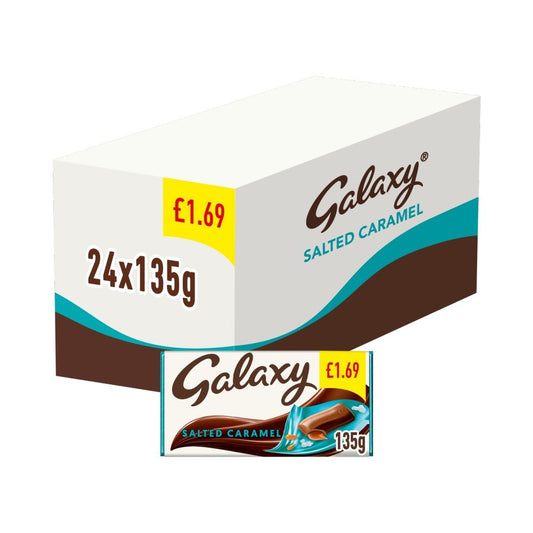 Full Box of Galaxy Salted Caramel Bars 24 x 135g Only £39.99 Tracked Delivery0