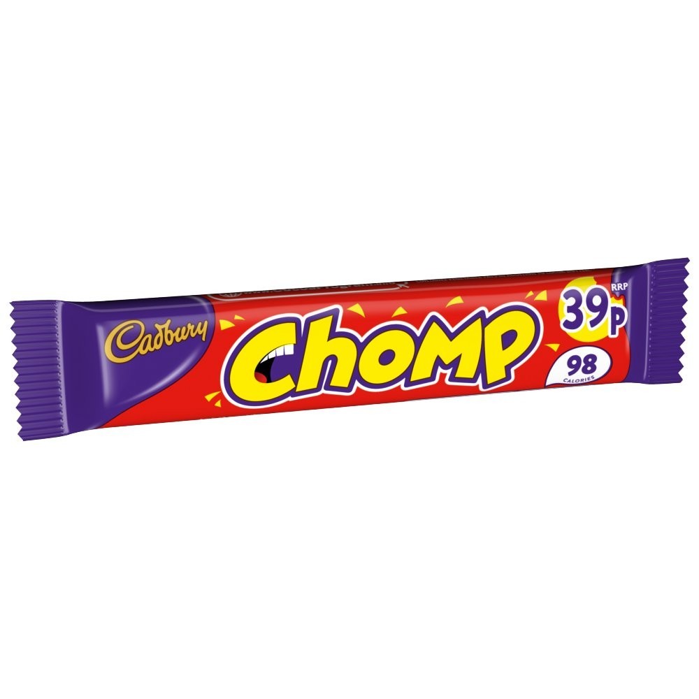 Cadbury Chomp Chocolate Bars  Full Box Of 60 Bars £22.99 Tracked Postage1