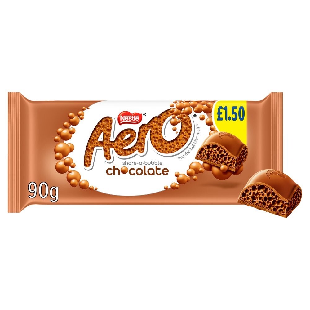Aero Chocolate Original Bars 90g x15 Full Box Nestle Sharing Treat1