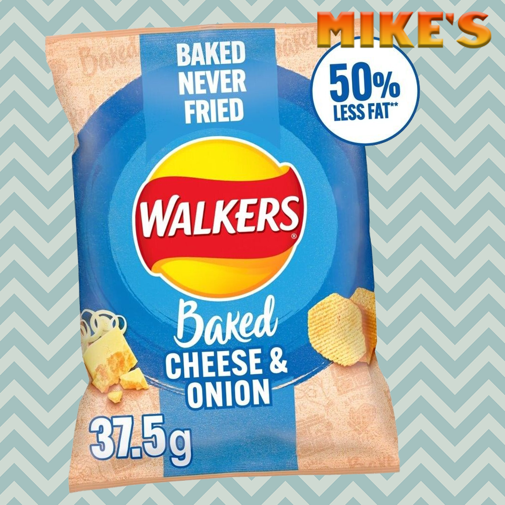 Walkers Crisps Oven Baked Cheese & Onion 32 x 37.5 Tracked Postage Only £23.991