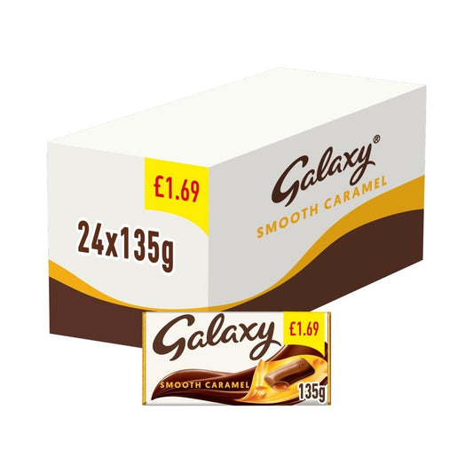 Full Case Galaxy Smooth Caramel Bars 24 x 135g Only £39.99 Tracked Delivery0
