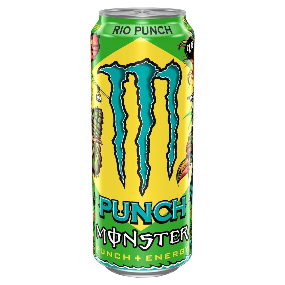 Monster Energy 12 x 500ml - THE NEW RIO PUNCH0