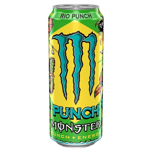 Monster Energy 12 x 500ml - THE NEW RIO PUNCH0