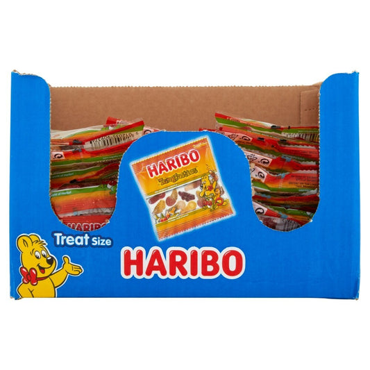 Haribo Tangfastics Mini Bags 16g x 100 Treat Size Sweets Party Favour Box0