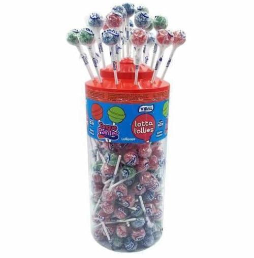 Box of 150 Vidal Tongue Painter Lollipops | Sweetshop Lollies | Assorted Flavour0