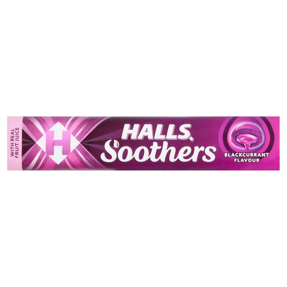 Halls Soothers Blackcurrant Flavour 20 x 45g each FREE TRACKED POSTAGE3