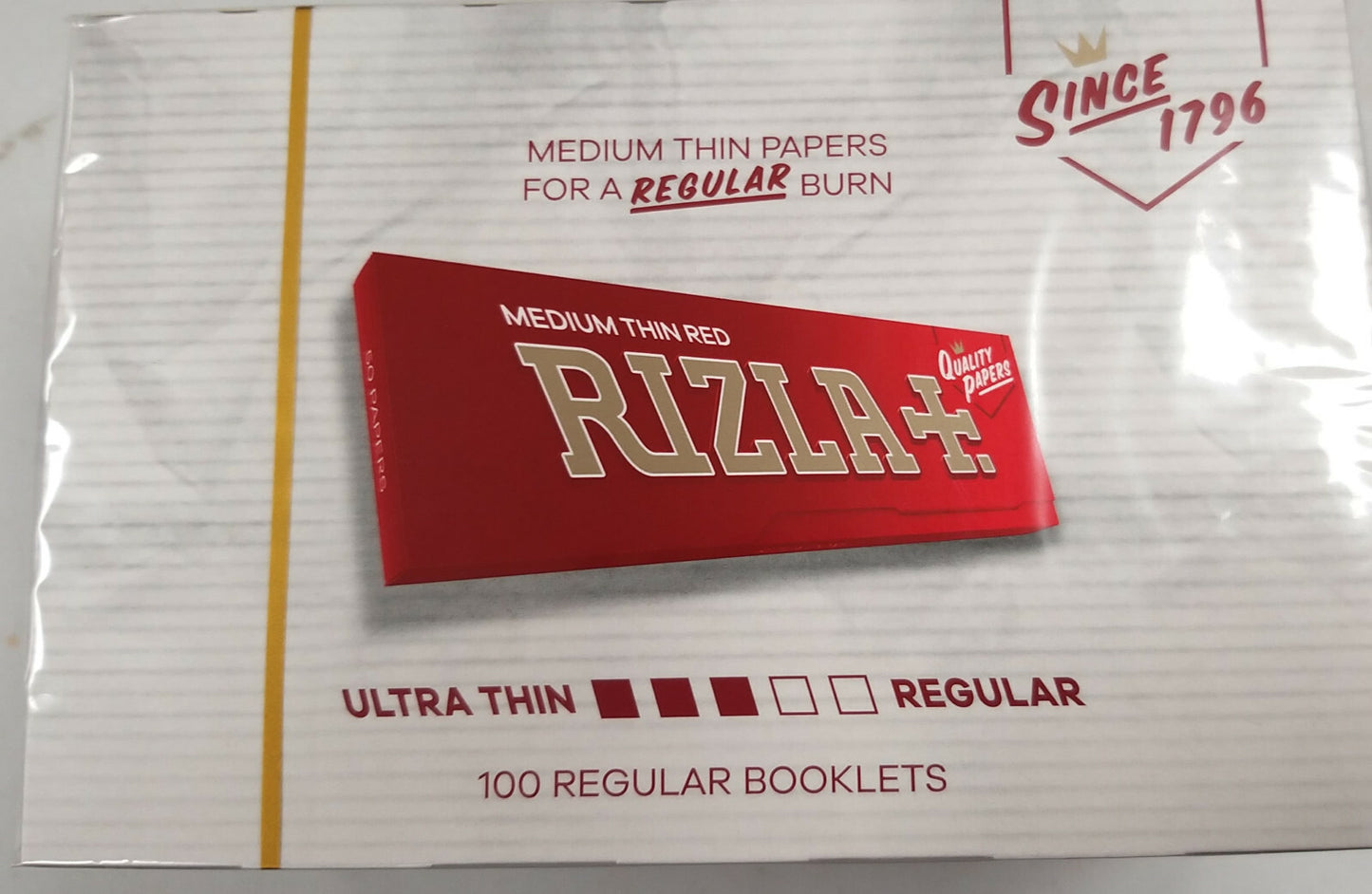 Rizla Red Rolling Paper Cigarette Papers 100 Booklets Box OFFER ONLY £20.251