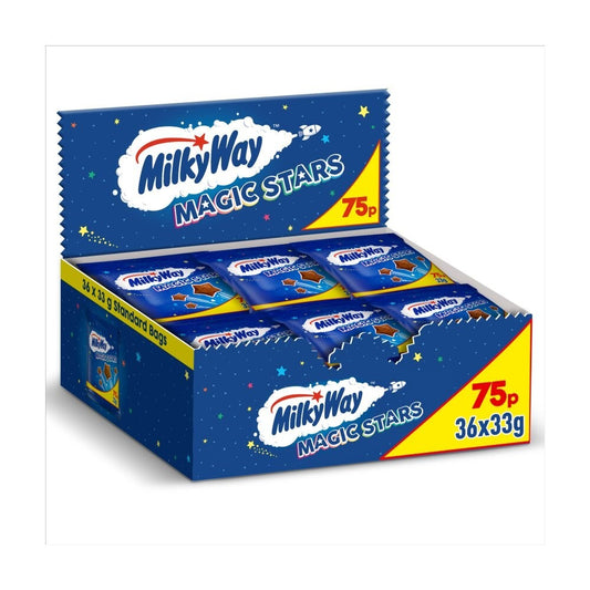 Milky Way Magic Stars Milk Chocolate 33g x 36  Pm 75p Full Box Free Delivery0