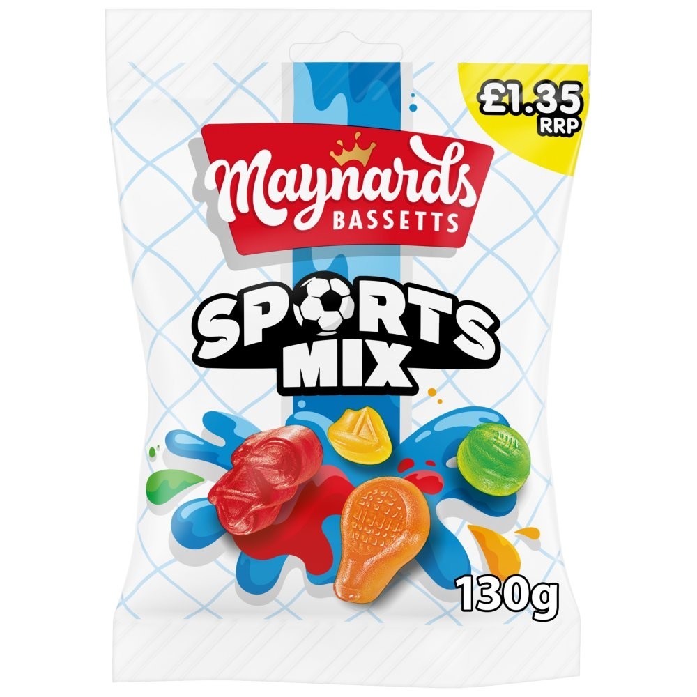 MAYNARDS SPORTS MIX  Bag 130g x 10 Pack Full Case  £13.491