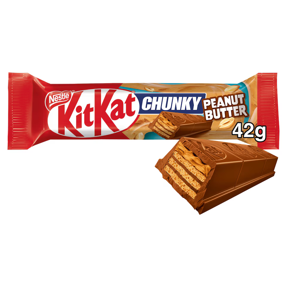 12 x 42g KitKat Chunky Peanut Butter Bars | Half Box Snack Chocolate Treat2