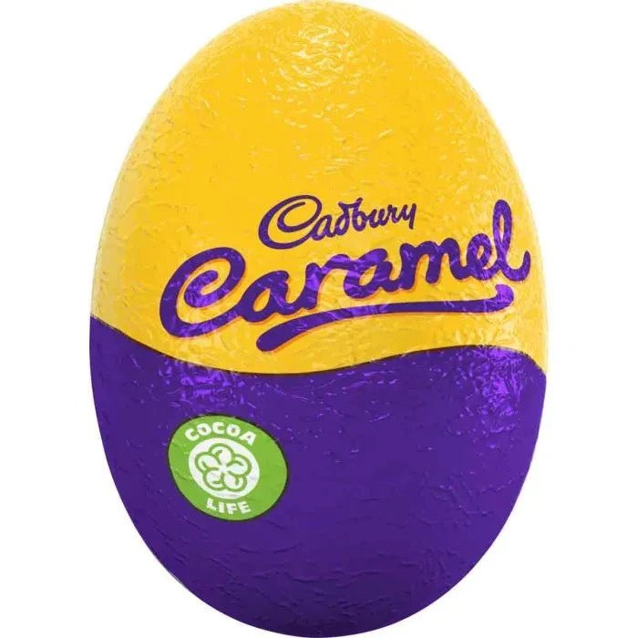 Full Box of 48 Cadbury Caramel Chocolate Egg 40g - Gooey Caramel Centre1