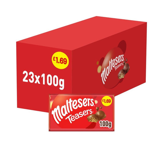 Maltesers Teasers Bar Full Case 23 x 100g Bars Tracked Delivery ONLY £37.990