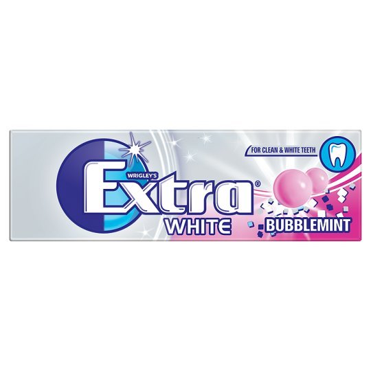 New Wrigley's 30 Packets Extra Chewing Gum Bubblemint Sugar Free Wrigleys Packs1