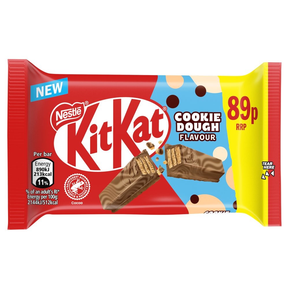 NEW Full Box 24 x KitKat Cookie Dough 4 Finger Chocolate Bars 41.5g1