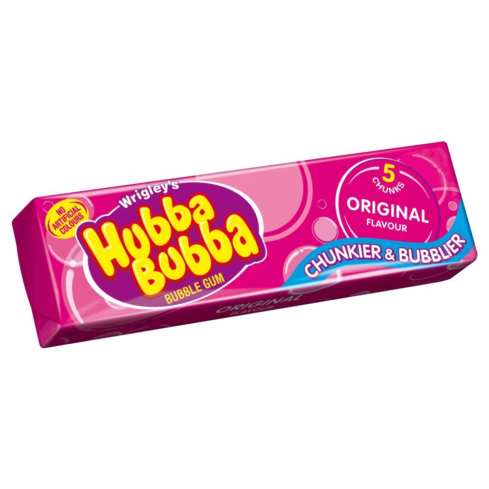 Pack of 20 Hubba Bubba Original Bubble Gum 5-Piece | Wrigley’s Classic Gum1