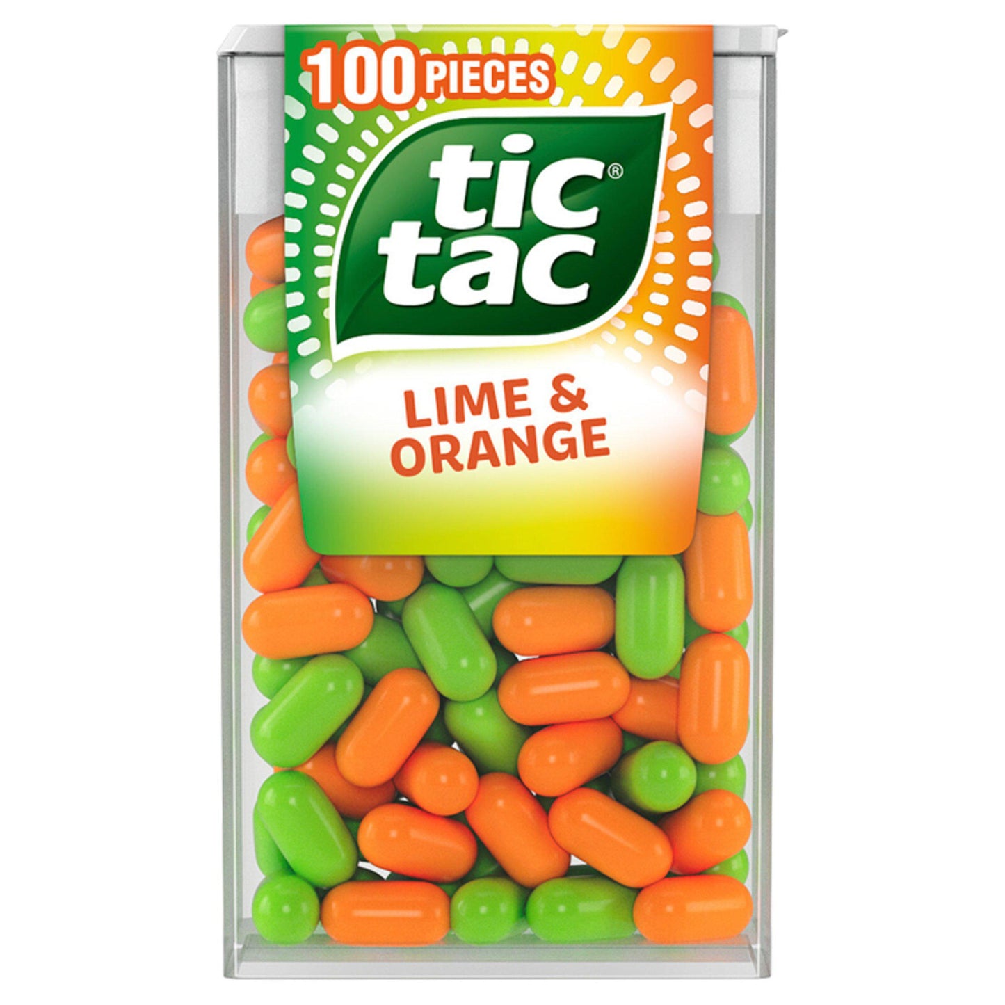 Tic Tac Lime And Orange Sweets in Bulk 18 g x 24 packs Free Tracked Postage1