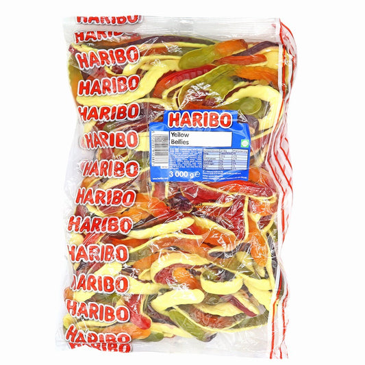 Haribo Yellow Bellies Gummy Sweets – 3kg Bulk Bag – Pick & Mix Party Treats0
