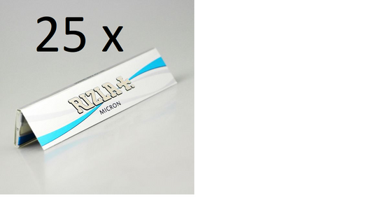 Rizla Silver Micron Thin Kingsize Slim Cigarette Smoking Rolling Papers Free P&P0