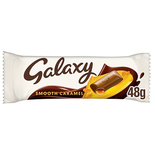 24 x Galaxy Smooth Caramel Chocolate Bar 48g Bars1