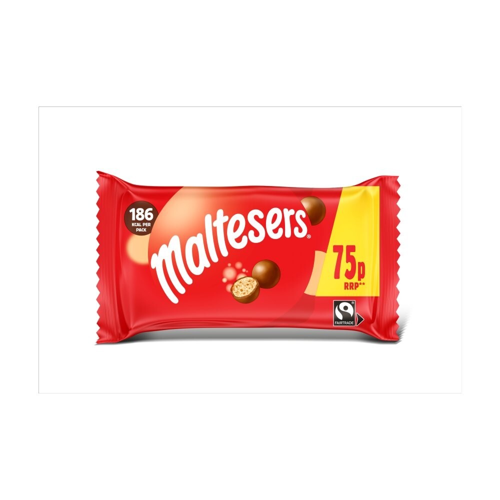 Maltesers Standard Bag, 37 g - Pack of 40 Chocolate Price Marked 75p Bags1