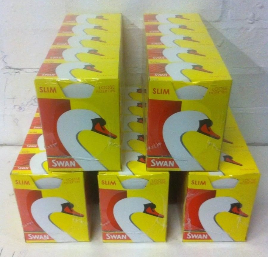 Swan Loose Slim Line Cigarette Filter Tips 50  Boxes Free P&P ONLY £23.691