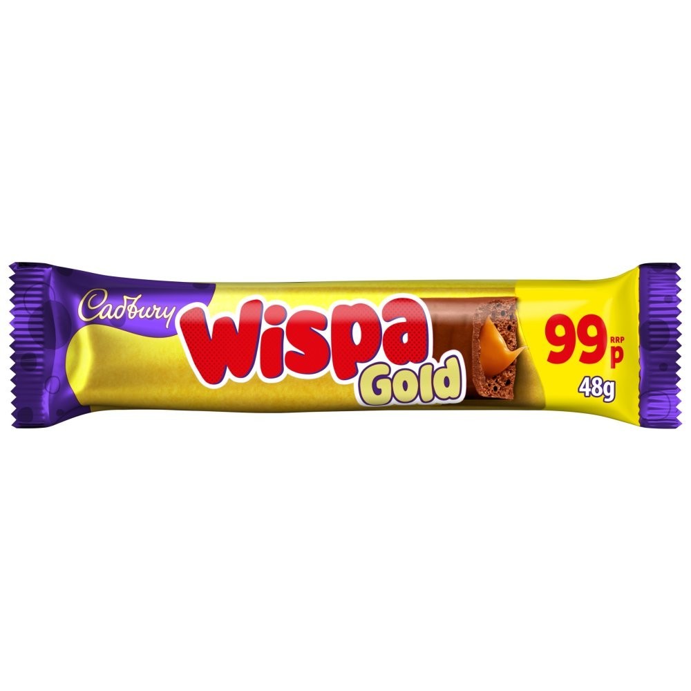 Box 48 Bars Cadburys Wispa Gold Chocolate Full 48g Bar Free Tracked Delivery1