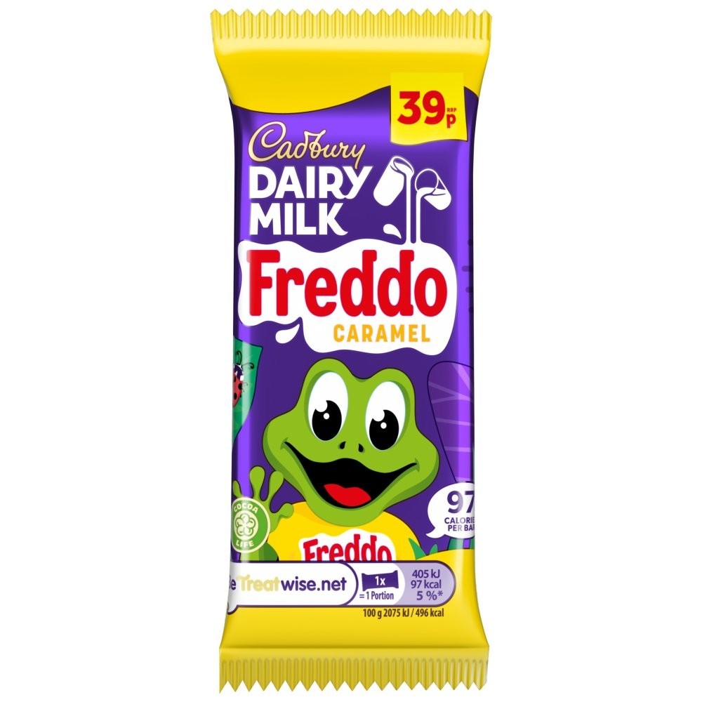 30 Bars of Cadbury Dairy Milk Freddo Caramel 19.5g British Chocolate Treats2