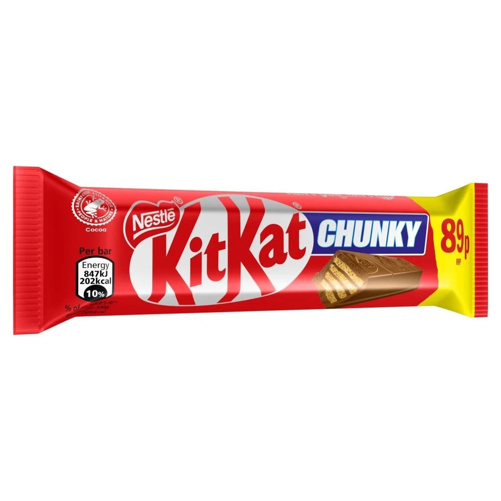 12 of Bars Kit Kat Chunky Chocolate - Thick Chocolate Covered Wafer1