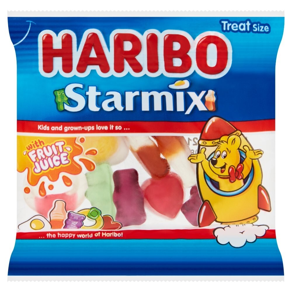 Haribo Starmix Mini Bags 16g x100 Treat Size Sweets1