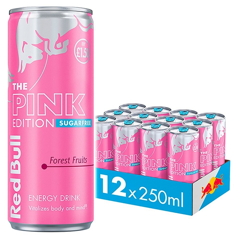 Red Bull Energy Drink 250ml Pink Edition PM EDITION | Pack of 121