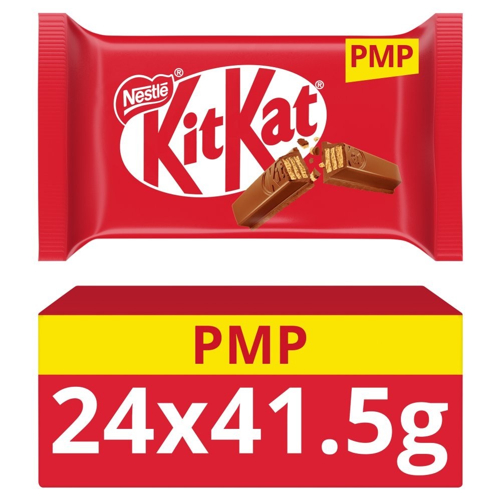Box of 24 Nestlé Kit Kat 4-Finger Chocolate Bars 41.5g | Crispy Wafer Snack1