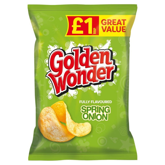 Golden Wonder Spring Onion Crisps 57g x 18 Pack  £17.49 SPECIAL OFFER REDUCED0