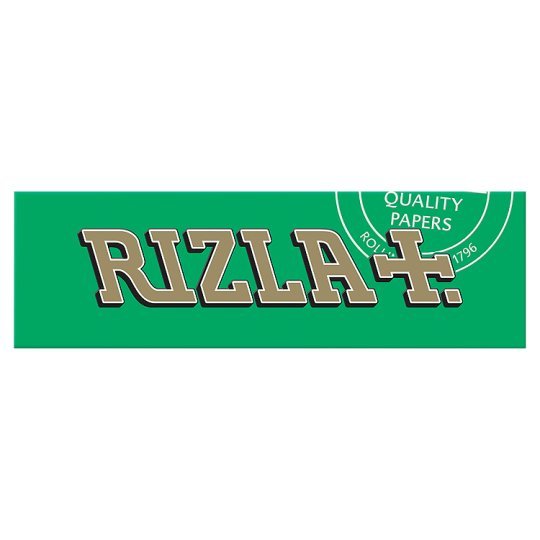 50 Booklets Rizla Green Medium Thin Rolling Cigarette Papers - Half Box1
