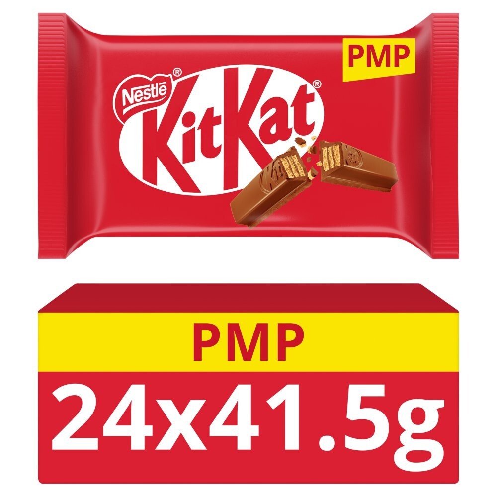 Box of 24 Nestlé Kit Kat 4-Finger Chocolate Bars 41.5g | Crispy Wafer Snack0