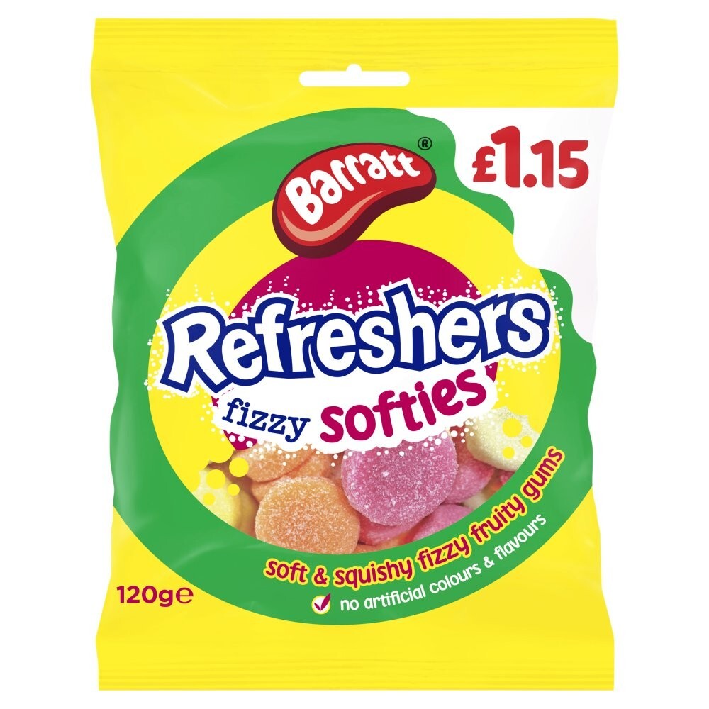 Candyland Refreshers Softies Full Case 12x120g Tracked Postage REDUCED £13.481