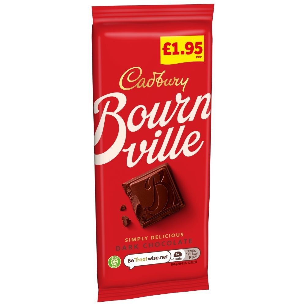 Full Sealed Case 18 X 100g Cadburys Classic Bournville Dark Chocolate1