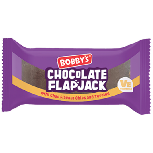 Bobbys Chocolate Flapjacks 90g x16 Snack Bars Treat Cakes Box0