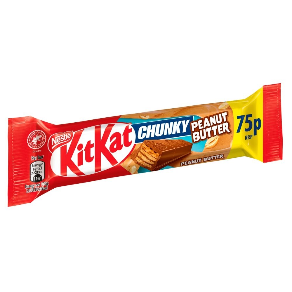 Kit Kat Chunky Peanut Butter Full Case 24 x 42g  Bars Free Tracked Delivery2