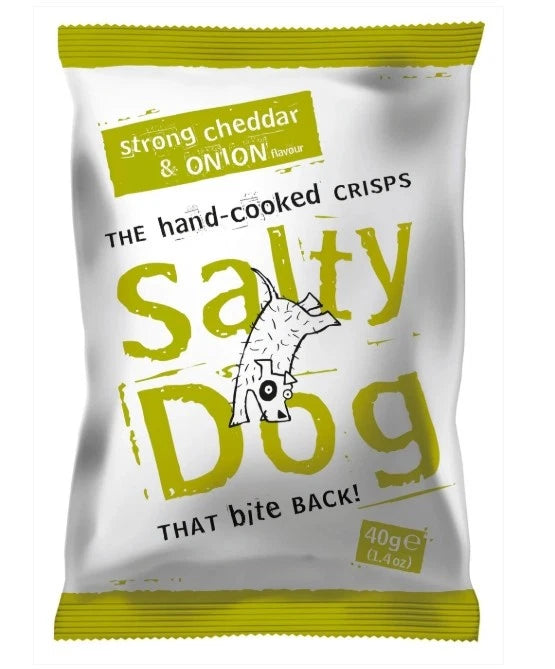 Mixed Box of Salty Dog Crisps - 6x 40g Packs - 24 Bags in total