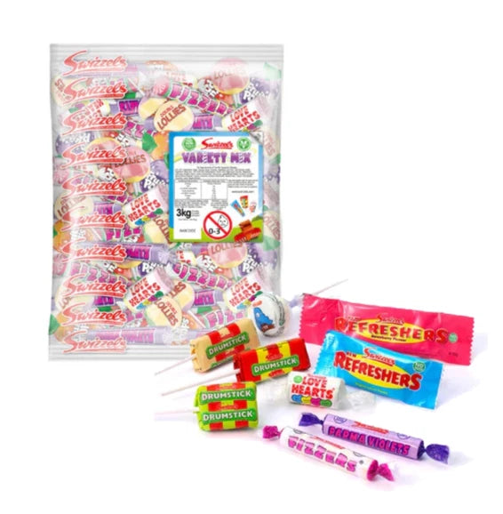 3kg Bulk Bag of Swizzels Variety Mix - Kids Sweets - Retro Sweets